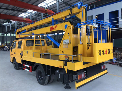 湖北福田43米高空作業車價格解析及產品圖片，兼談清洗吸污車選購要點